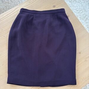 Women's Purple Pencil Skirt Size: 6P